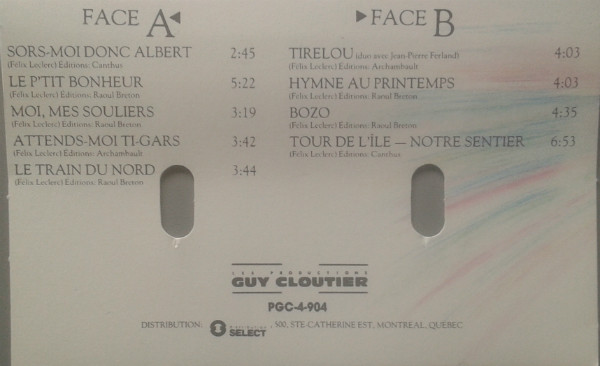 Johanne Blouin - Merci Félix | Les Productions Guy Cloutier (PGC-4-904) - 2 Johanne Blouin - Merci Félix | Les Productions Guy Cloutier (PGC-4-904) - 2