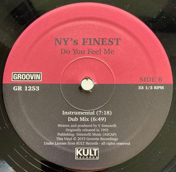 NY's Finest - Do You Feel Me | Groovin Recordings (GR 1253) - 2 NY's Finest - Do You Feel Me | Groovin Recordings (GR 1253) - 2