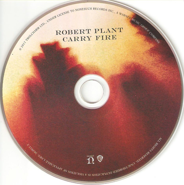 Robert Plant And The Sensational Space Shifters - Carry Fire [CD] | Nonesuch (2-563057) - 3