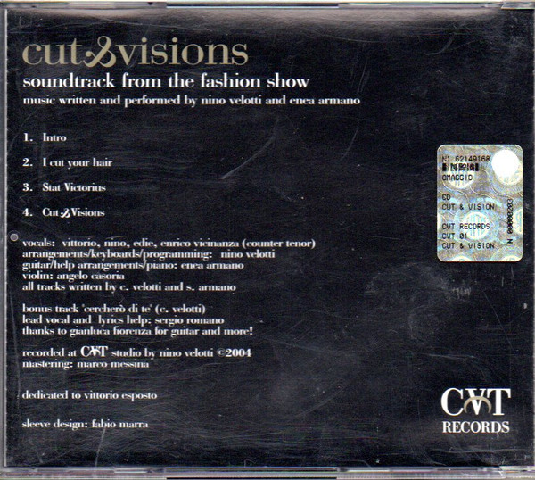 Nino Velotti and Enea Armano - Cut & Visions - Soundtrack From The Fashion Show | CVT Records (none) - 2 Nino Velotti and Enea Armano - Cut & Visions - Soundtrack From The Fashion Show | CVT Records (none) - 2