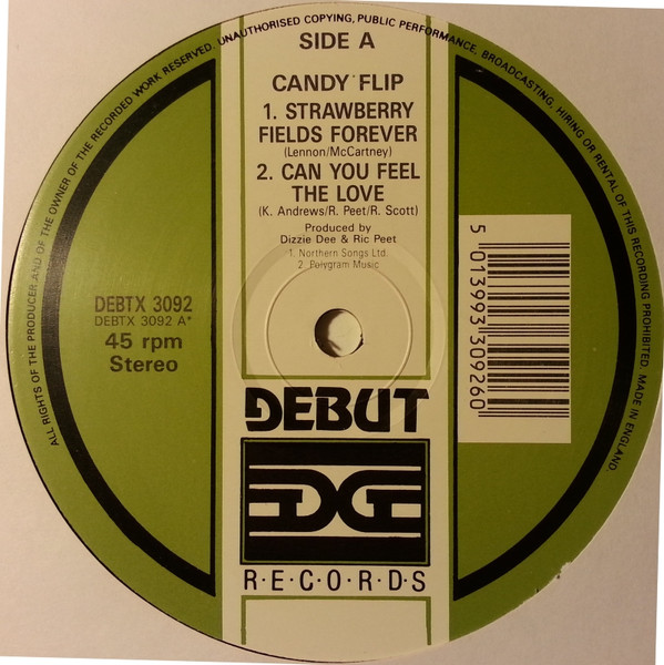 Candy Flip - Strawberry Fields Forever | Debut Edge Records (DEBTX 3092) - 3 Candy Flip - Strawberry Fields Forever | Debut Edge Records (DEBTX 3092) - 3