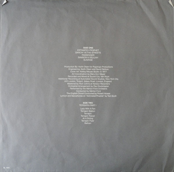 The Grateful Dead - Terrapin Station | Arista (AL 7001) - 4