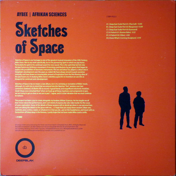 Aybee / Afrikan Sciences - Sketches Of Space | Deepblak (DBR-V022) - 2