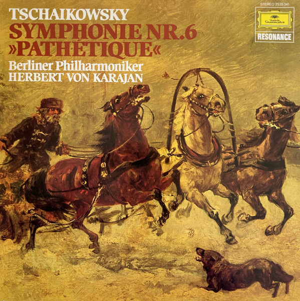 Pyotr Ilyich Tchaikovsky , Herbert von Karajan , Berliner Philharmoniker - Symphonie Nr.6 »Pathétique« | Deutsche Grammophon (2535 341) - main