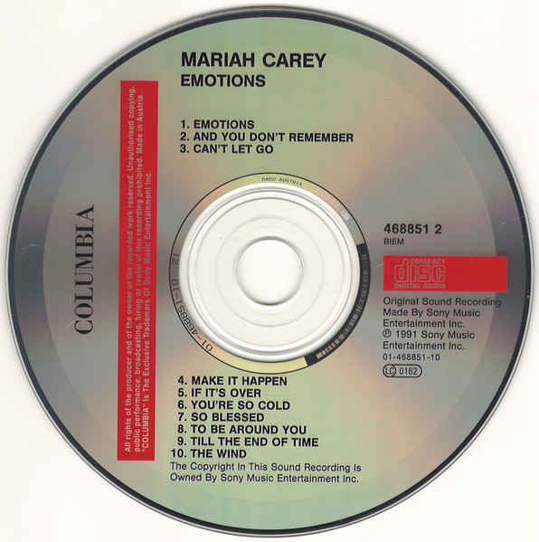 Mariah Carey - Emotions | Columbia (468851 2) - 3 Mariah Carey - Emotions | Columbia (468851 2) - 3