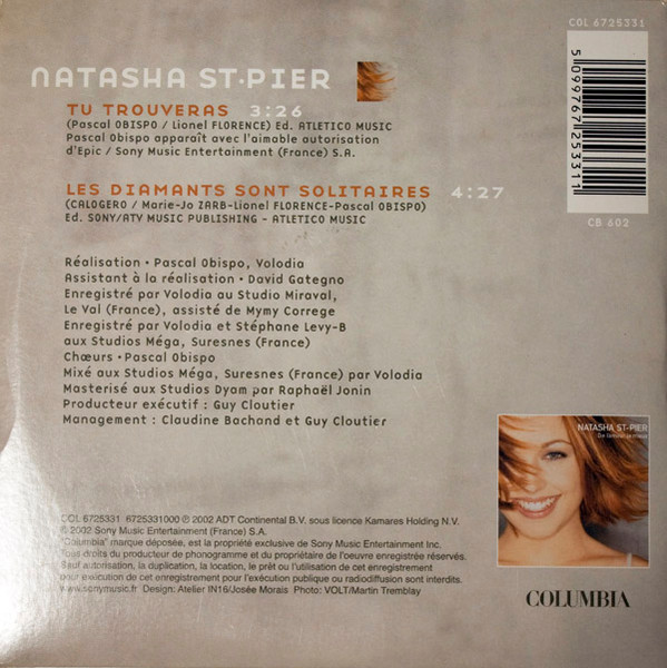Natasha St-Pier - Tu Trouveras | Columbia (COL 6725331) - 3