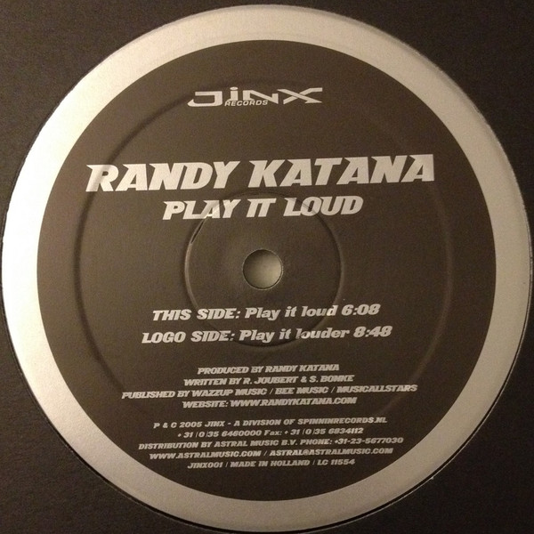 Randy Katana - Play It Loud | Jinx Records (JINX001)