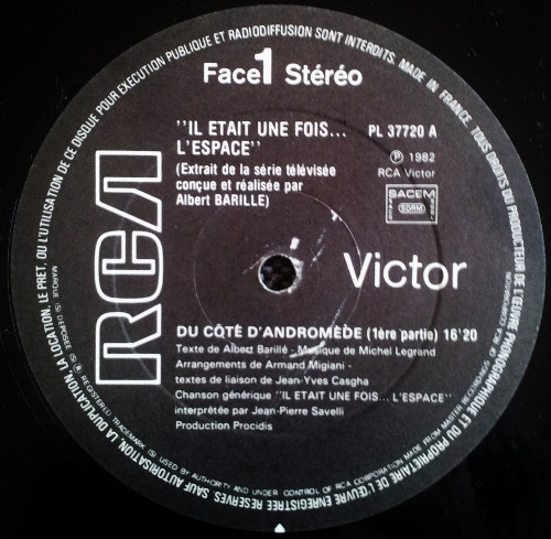 Michel Legrand - Il Était Une Fois... L'espace (Du Cote D’Andromède) | RCA Victor (PL37720) - 3 Michel Legrand - Il Était Une Fois... L'espace (Du Cote D’Andromède) | RCA Victor (PL37720) - 3