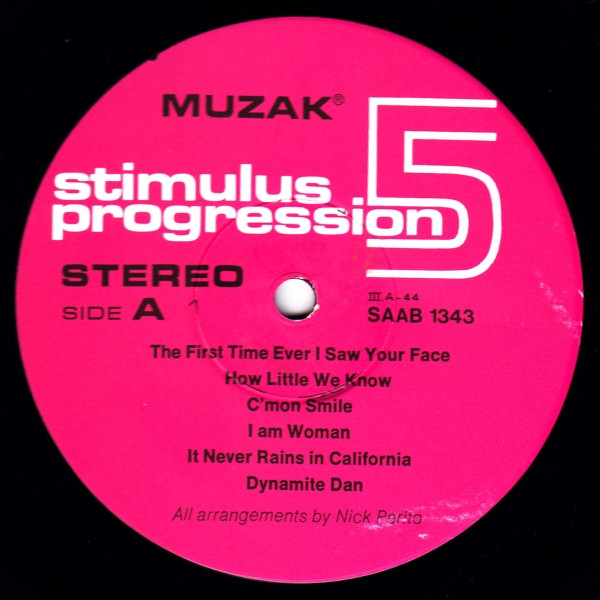 Nick Perito - Stimulus Progression 5 | MUZAK (III,A-44) - 3
