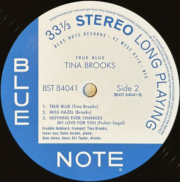 Tina Brooks - True Blue | Blue Note (5524255) - 3