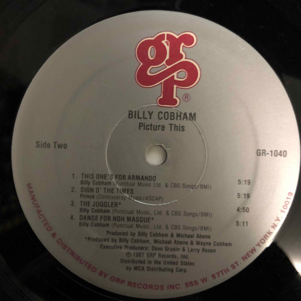 Billy Cobham - Picture This | GRP (GR-1040) - 4 Billy Cobham - Picture This | GRP (GR-1040) - 4