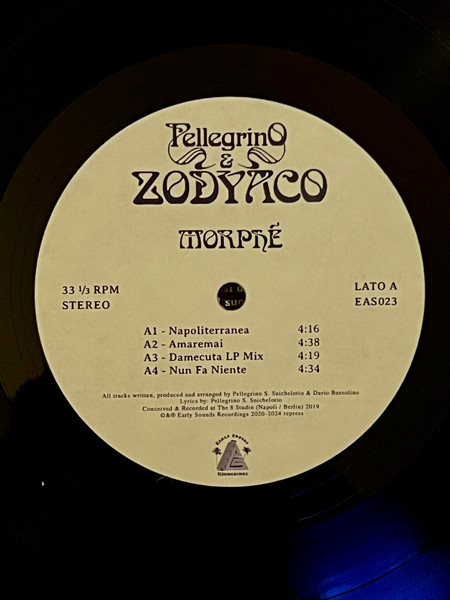 Pellegrino S. Snichelotto & Zodyaco - Morphé | Early Sounds Recordings (EAS023) - 2 Pellegrino S. Snichelotto & Zodyaco - Morphé | Early Sounds Recordings (EAS023) - 2