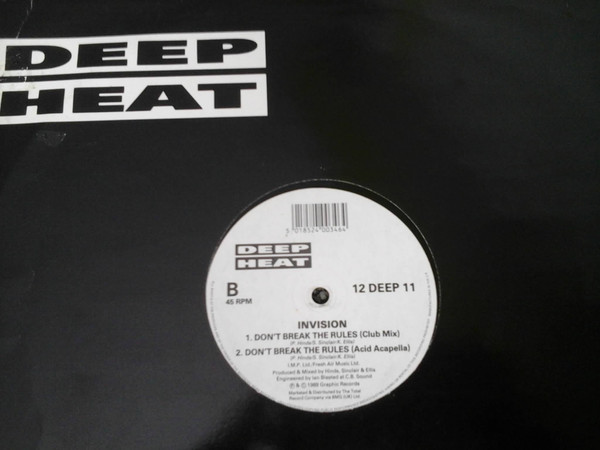 Invision - Don't Break The Rules | Deep Heat (12 DEEP 11) - 2