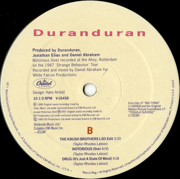 Duran Duran - Do You Believe In Shame? | Capitol Records (V-15456) - 4 Duran Duran - Do You Believe In Shame? | Capitol Records (V-15456) - 4