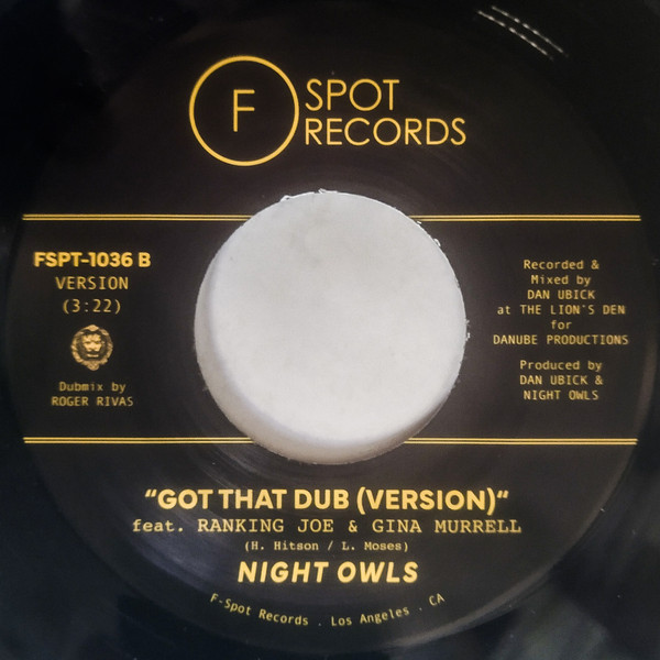 Night Owls - Got That Will | F Spot Records (FSPT-1036) - 2 Night Owls - Got That Will | F Spot Records (FSPT-1036) - 2