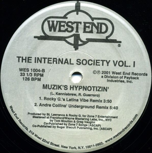 The Internal Society - Vol. I | West End Records (WES 1004) - 2
