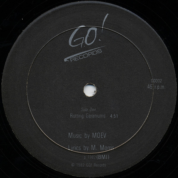 Moev - Rotting Geraniums | Go! Records (GO002) - 3