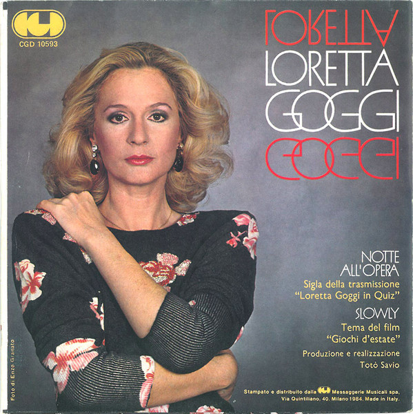 Loretta Goggi - Notte All'Opera | CGD (CGD 10593) - 2