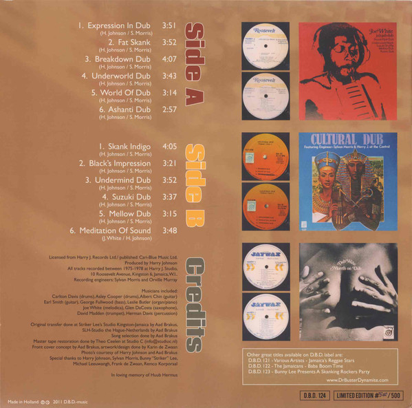 Harry J / Joe White / Sylvan Morris - Roosevelt Ave Dub | Dr. Buster Dynamite (D.B.D. 124) - 2 Harry J / Joe White / Sylvan Morris - Roosevelt Ave Dub | Dr. Buster Dynamite (D.B.D. 124) - 2