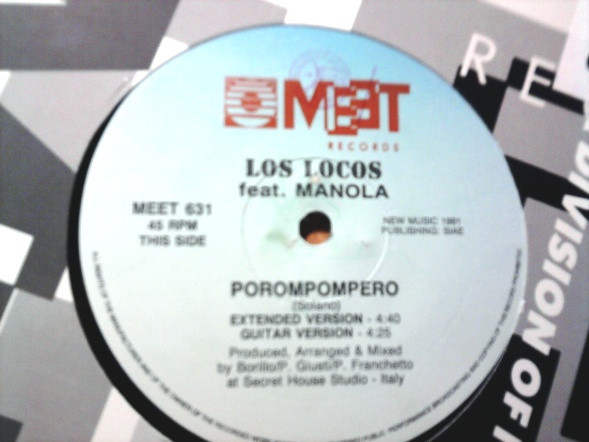 Los Locos Featuring Manola - Porompompero | Meet Records (MEET 631) - main