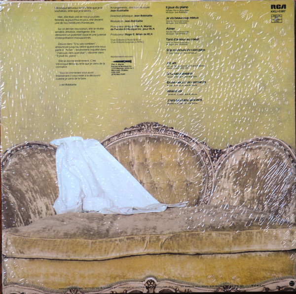 Véronique Béliveau - Véronique Béliveau [Vinyl] | RCA (KKL1-0387) - 2