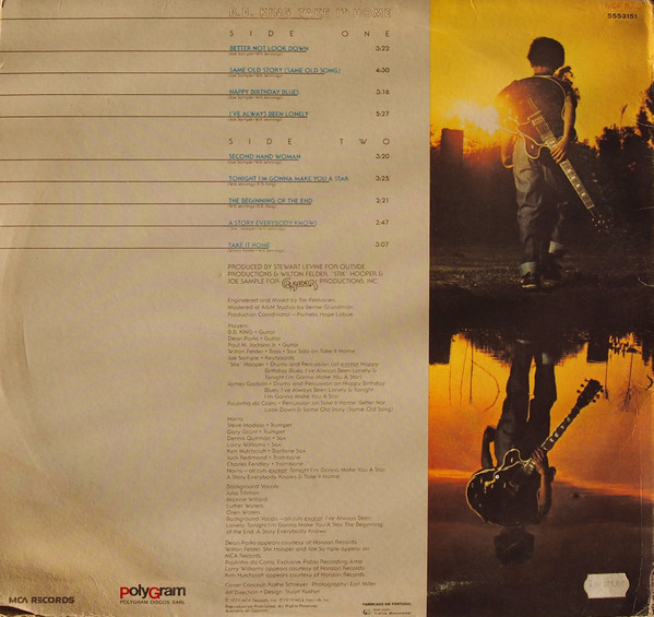 B.B. King - Take It Home | MCA Records (5553151) - 2