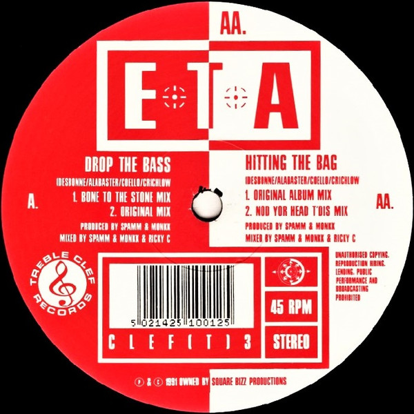 E.T.A. - Drop the Bass | Treble Clef Records (CLEF T.3) - 2 E.T.A. - Drop the Bass | Treble Clef Records (CLEF T.3) - 2