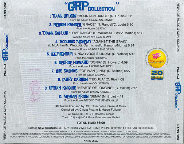 Various - GRP Collection | New Sounds Multimedia (NANS 069X) - 2