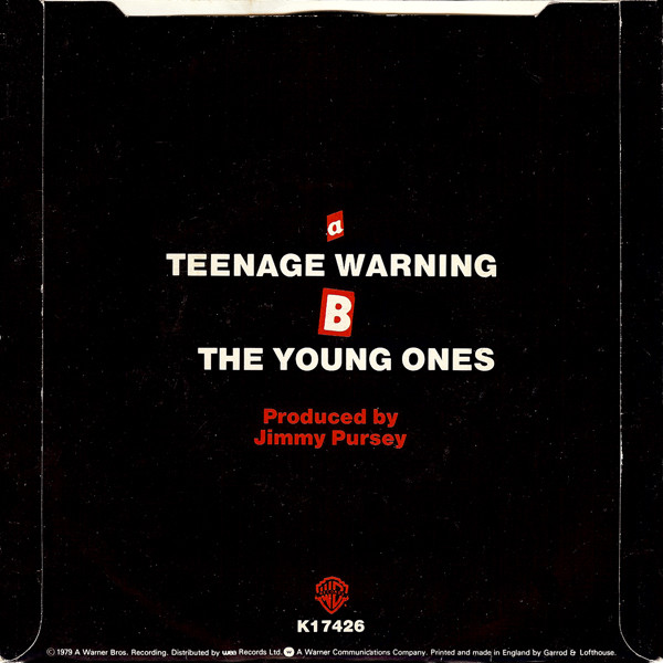 Angelic Upstarts - Teenage Warning | Warner Bros. Records (K 17426) - 2