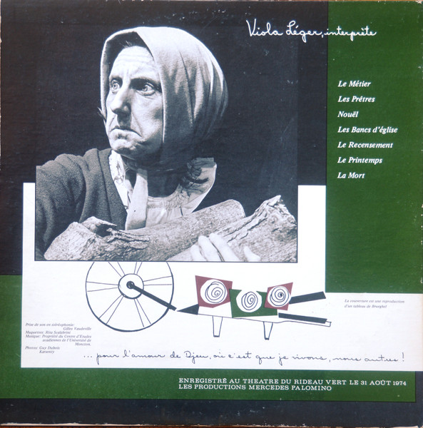 Viola Léger - La Sagouine | Deram (XDEF-1090) - 4