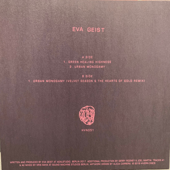 Eva Geist - Urban Monogamy | Hivern Discs (HVN051) - 2