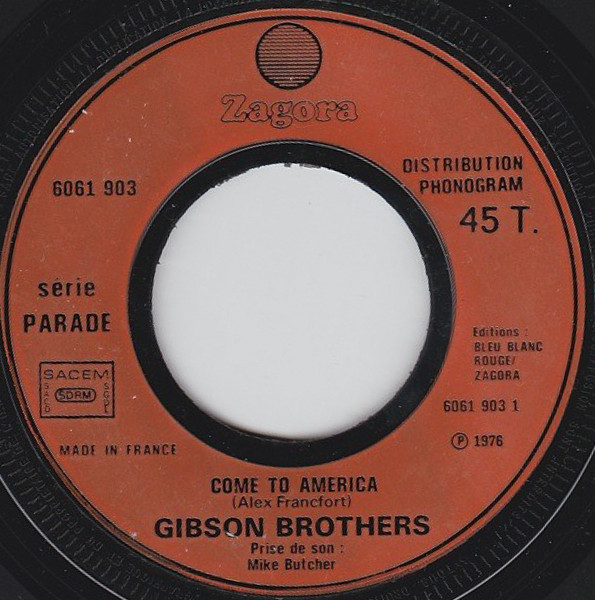 Gibson Brothers - Come To America | Zagora (6061 903) - 3