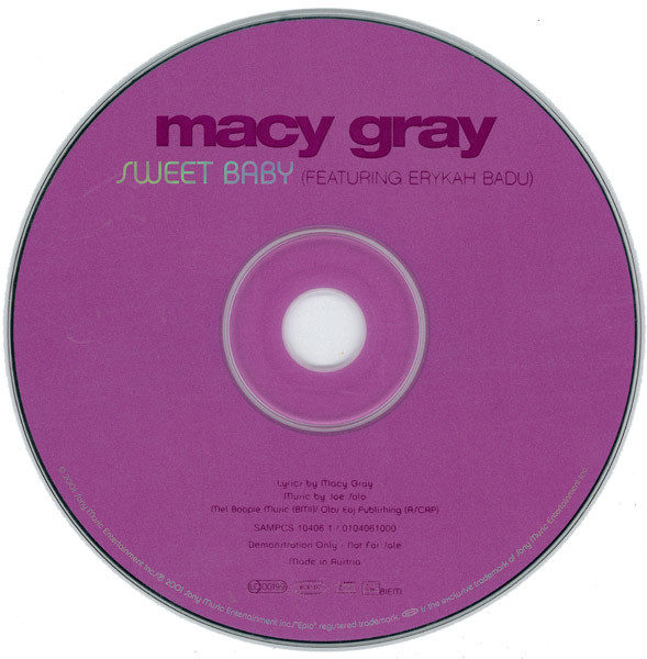 Macy Gray Featuring Erykah Badu - Sweet Baby | Epic (SAMPCS 10406 1) - 4