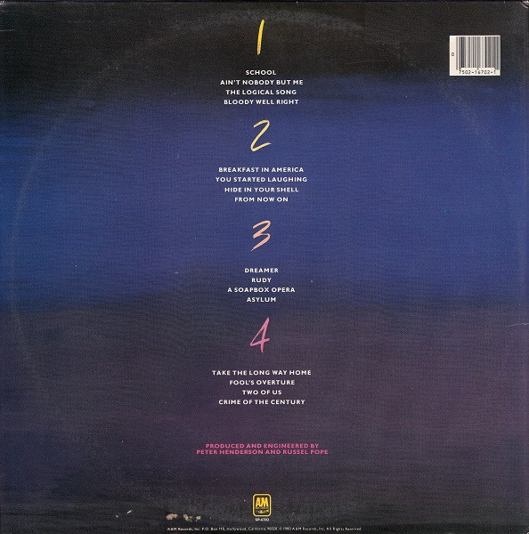 Supertramp - Paris | A&M Records (SP-6702) - 3 Supertramp - Paris | A&M Records (SP-6702) - 3