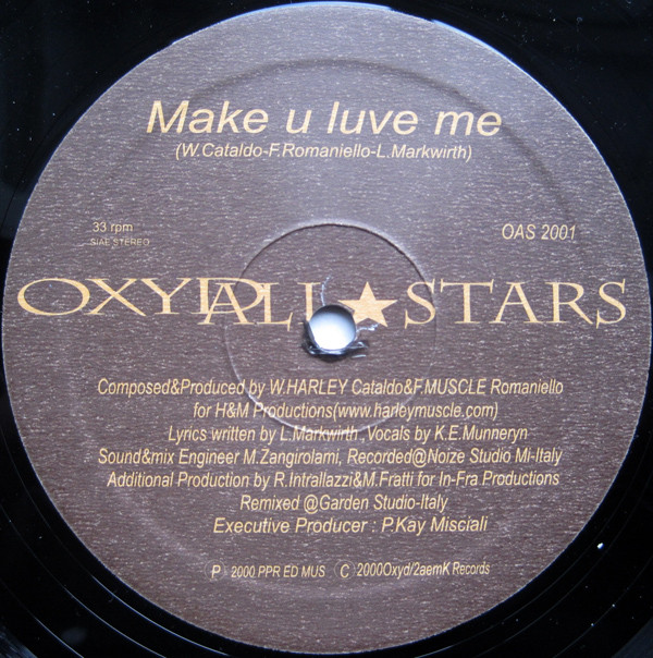 Harley & Muscle Feat. For Da Floor / Intrallazzi & Fratty vs Harley & Muscle - Make U Luve Me | Oxyd Records (OAS 2001) - 2