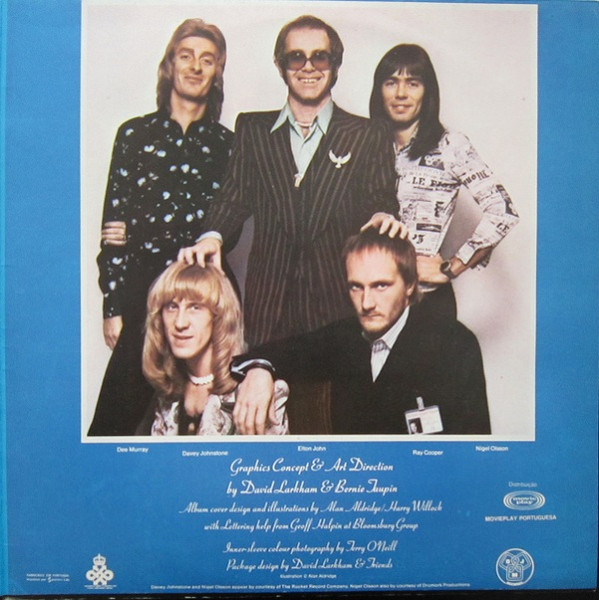 Elton John - Captain Fantastic And The Brown Dirt Cowboy | DJM Records (MM-8020) - 3