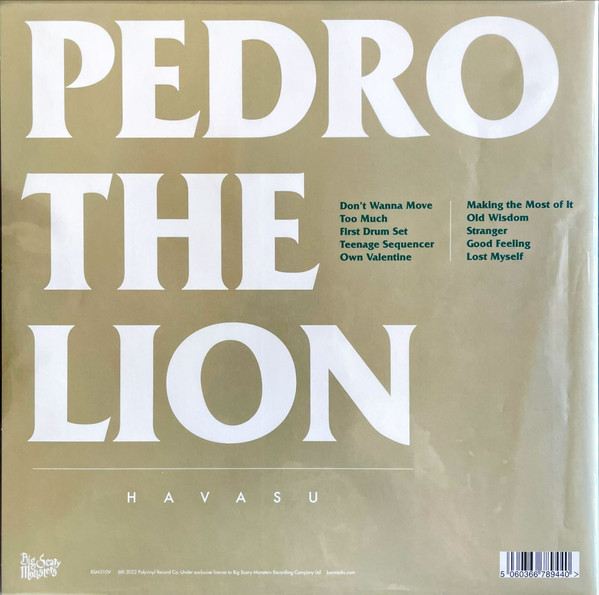 Pedro The Lion - Havasu | Polyvinyl Record Company (PRC-431) - 2 Pedro The Lion - Havasu | Polyvinyl Record Company (PRC-431) - 2