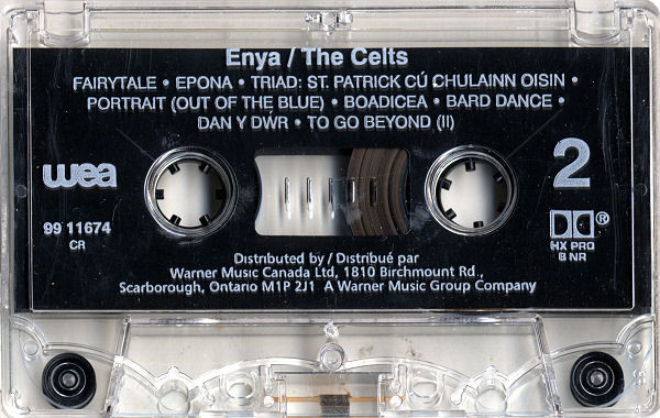 Enya - The Celts [Cassette] | WEA (99 11674) - 4