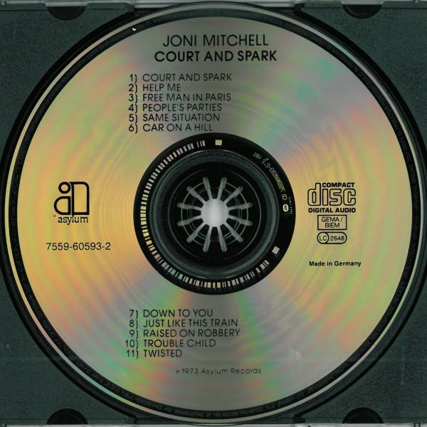 Joni Mitchell - Court And Spark | Asylum Records (7559-60593-2) - 4 Joni Mitchell - Court And Spark | Asylum Records (7559-60593-2) - 4