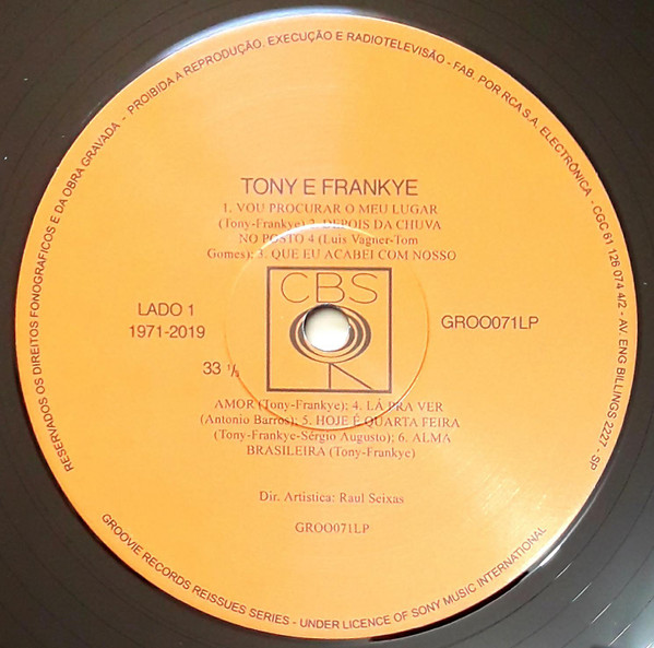 Tony Bizarro & Frankye Adriano - Tony & Frankye | Groovie Records (GROO071LP) - 3