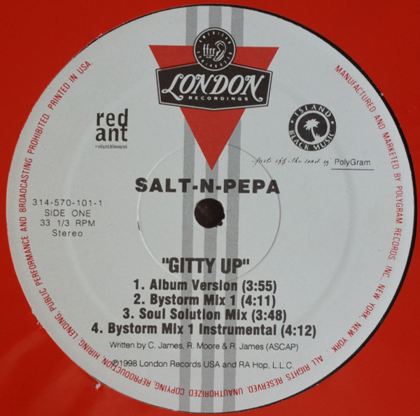Salt 'N' Pepa - Gitty Up | London Records (314-570-101-1) - 3 Salt 'N' Pepa - Gitty Up | London Records (314-570-101-1) - 3