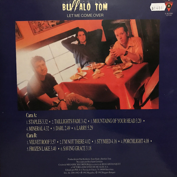 Buffalo Tom - Let Me Come Over | Victoria (PDI 30.2565) - 2