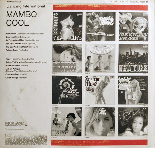 George LaSalle And His Orchestra - Mambo Cool (Dancing International) | Baccarola International (78 281 ZT) - 2 George LaSalle And His Orchestra - Mambo Cool (Dancing International) | Baccarola International (78 281 ZT) - 2