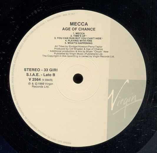 Age Of Chance - Mecca | Virgin (V 2564) - 2