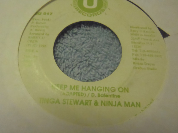 Tinga Stewart & Ninjaman - Keep Me Hanging On | Barry U Records (BU 017) - 2