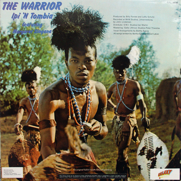 Ipi-Tombi Featuring Margaret Singana - The Warrior | Galaxy (GAL 6000) - 2