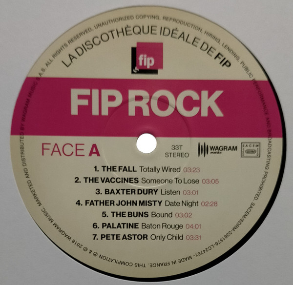 Various - FIP Rock | Wagram Music (3381576) - 3 Various - FIP Rock | Wagram Music (3381576) - 3