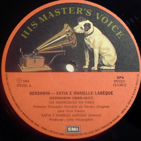 George Gershwin - Katia Et Marielle Labèque - An American In Paris - Fantasy On Porgy And Bess | His Master's Voice (27 01221) - 3 George Gershwin - Katia Et Marielle Labèque - An American In Paris - Fantasy On Porgy And Bess | His Master's Voice (27 01221) - 3