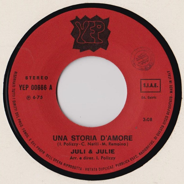 Juli E Julie - Una Storia D'Amore | Yep Record (YEP 00666) - 3