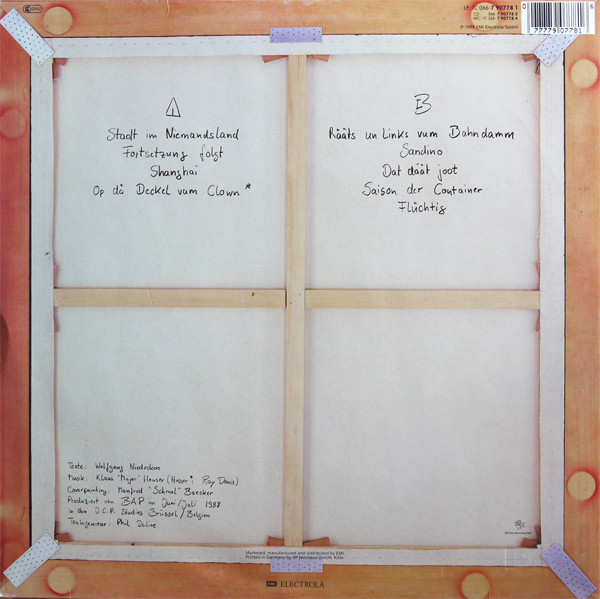 BAP - Da Capo | EMI Electrola (1C 066-7 90778 1) - 2